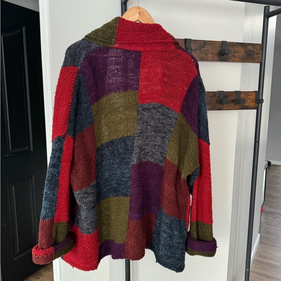 Hand-made Colourful Cardigan - Picture 3 of 3